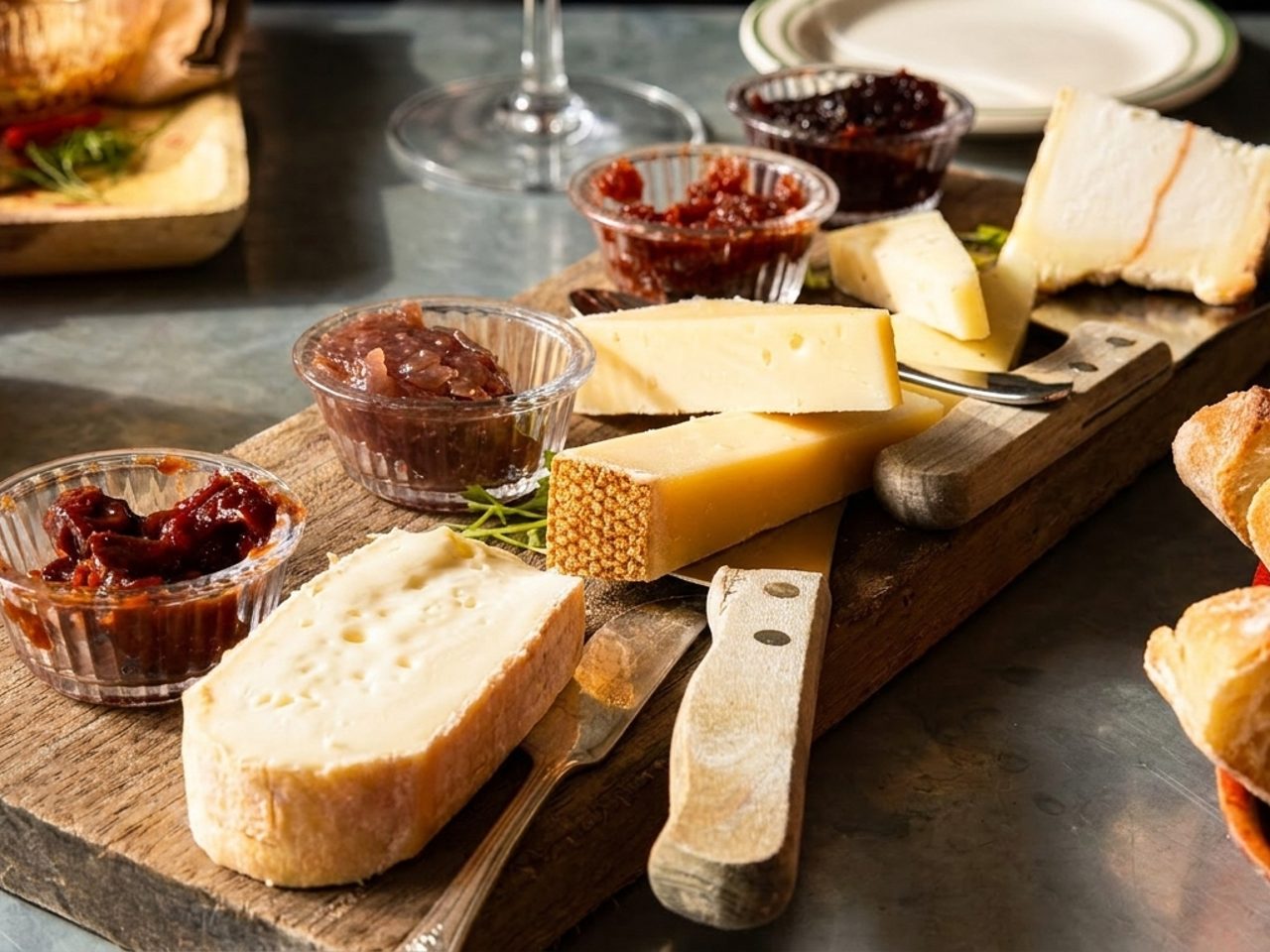 Around sixty cheeses and all the charcuterie