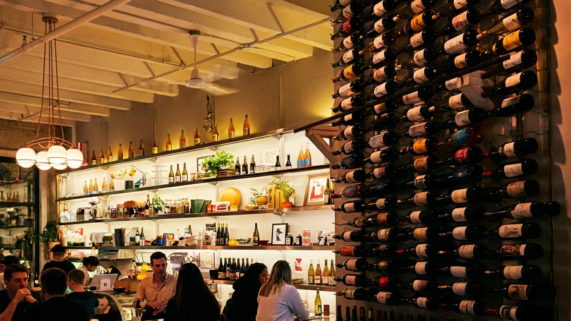Walk in, find a seat, pour something good