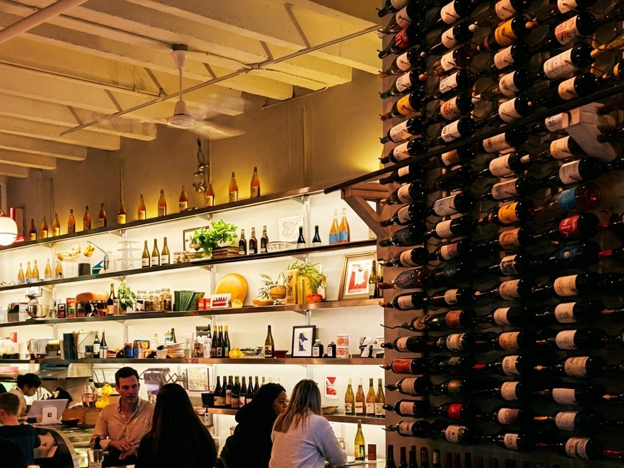 Walk in, find a seat, pour something good